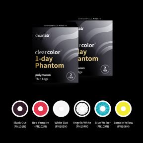 Lentilles Clearcolor Clearcolor 1-Day Phantom - 1